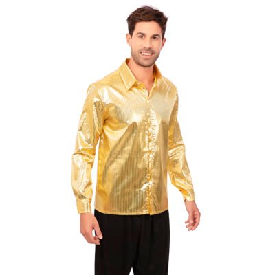 Camicia Color Oro Metallizzato Unisex