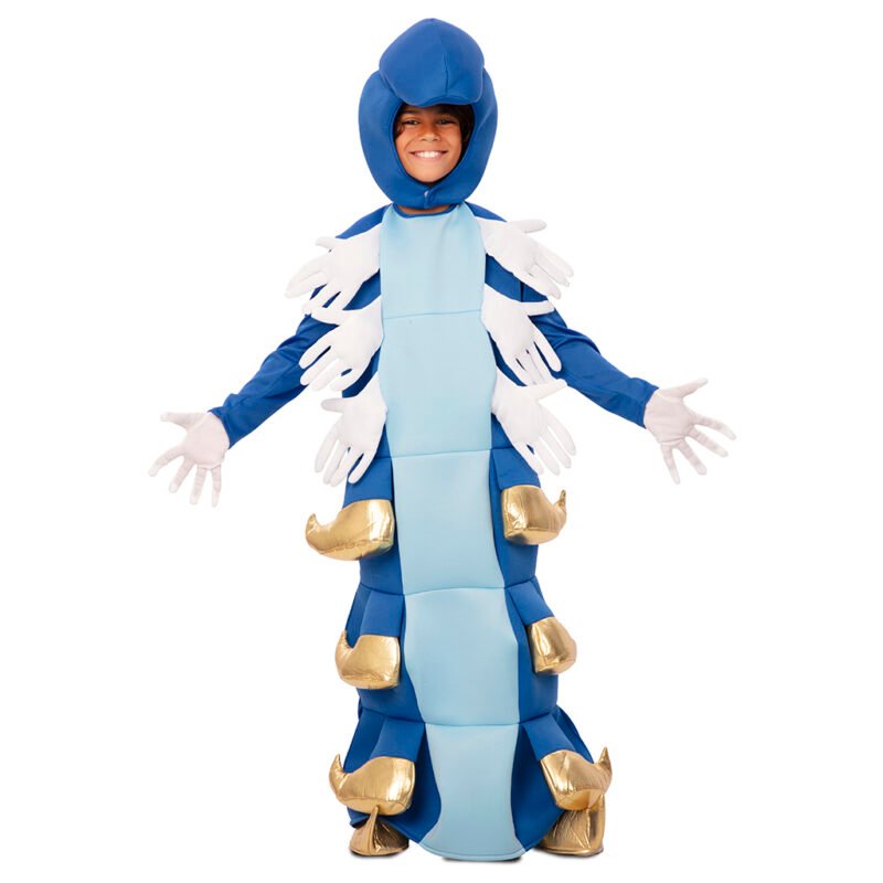 Costume Bruco Blu Bambini