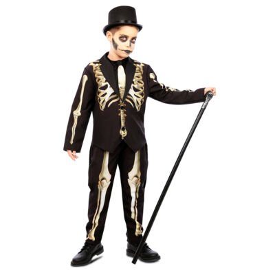 Costume Giacca Scheletro Bambino