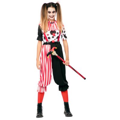 Costume Pagliaccio Sinistro Donna