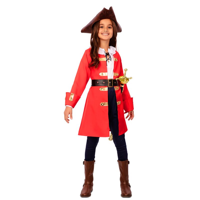 Costume Pirata Capitan Uncino Bambina