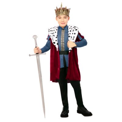 Costume Regina Medievale Luxe Bambino