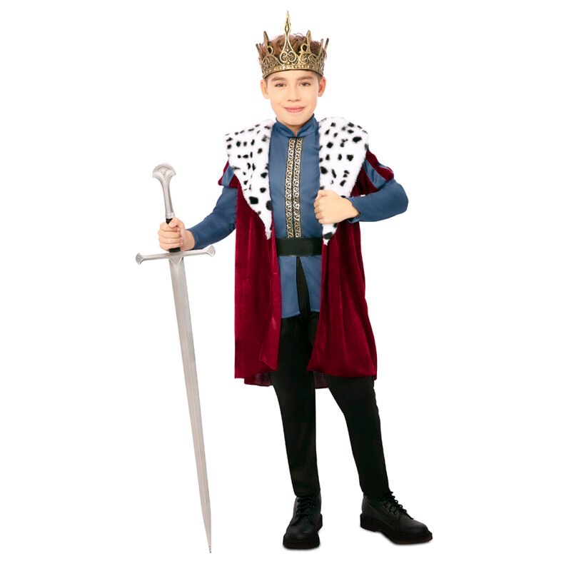 Costume Regina Medievale Luxe Bambino