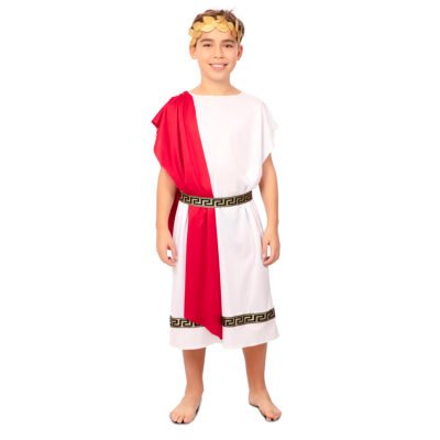 Costume Romano Rosso Bambino