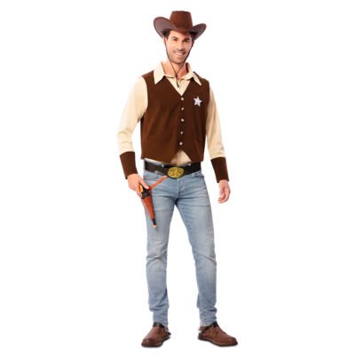 Costume Sheriff Cowboy Adulto Uomo