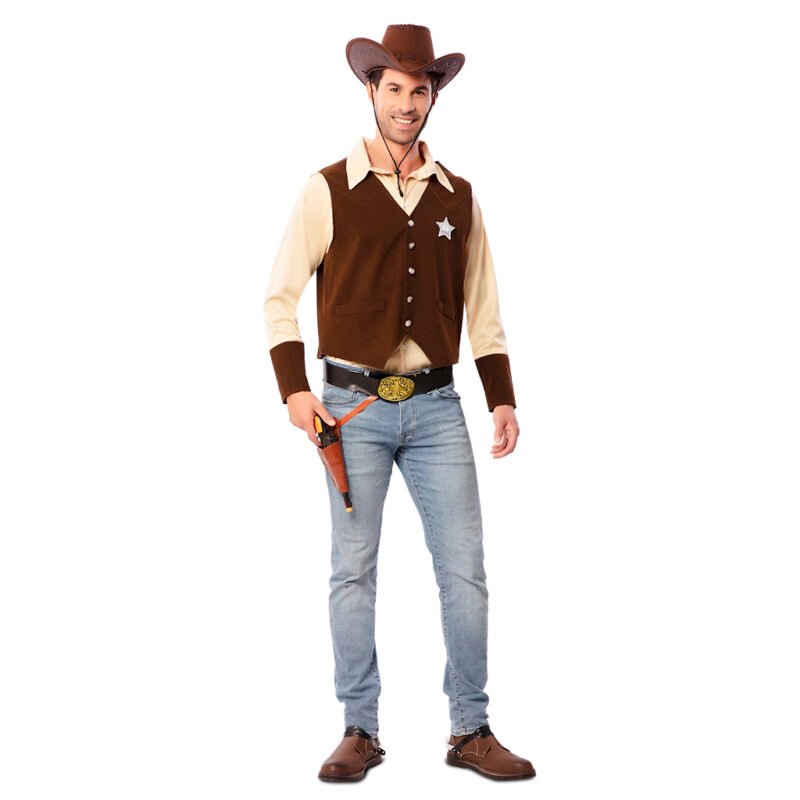 Costume Sheriff Cowboy Adulto Uomo