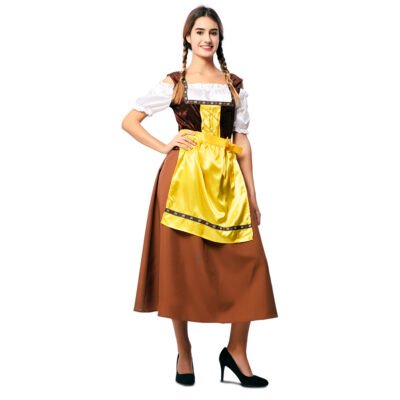 Costume Tirolese Marrone Donna