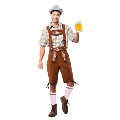 Costume Tirolese Marrone Uomo