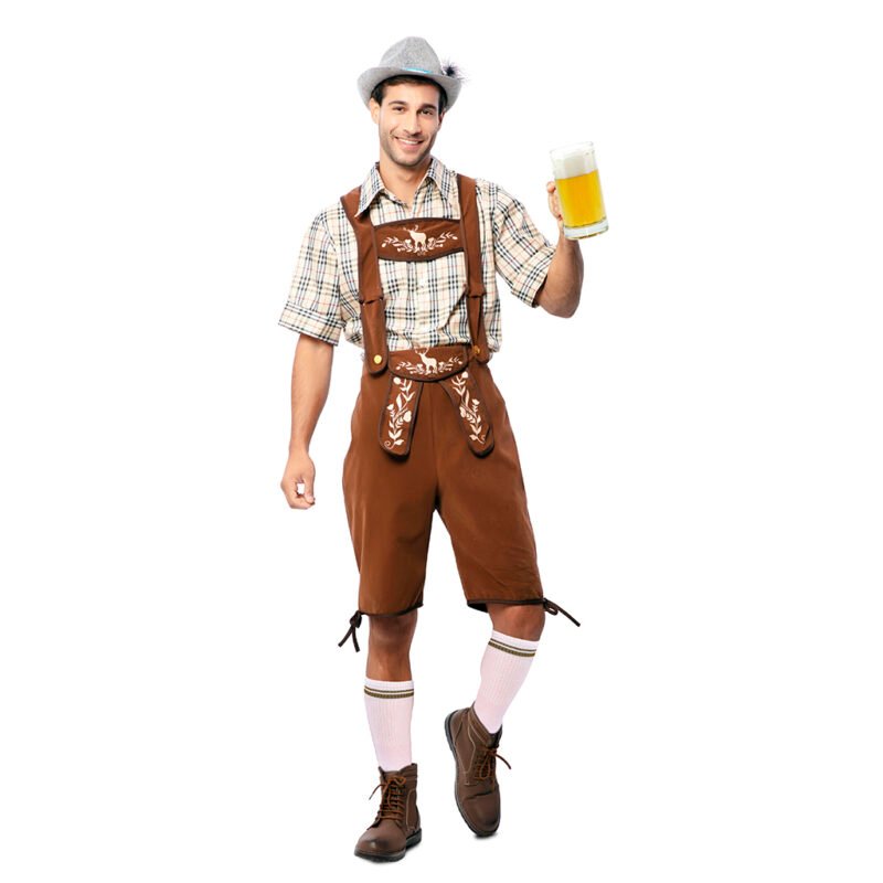 Costume Tirolese Marrone Uomo