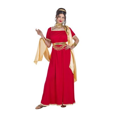 Costume da Romano rosso e oro Donna