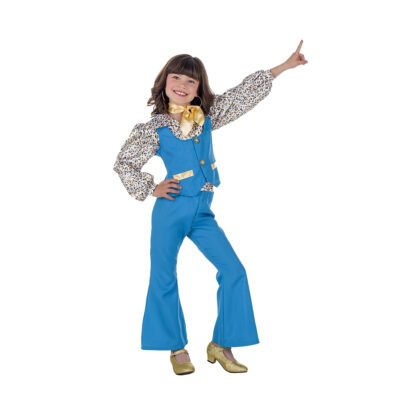 Costume da Blu anni 70 Bambina