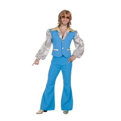 Costume da Blu anni 70 Uomo