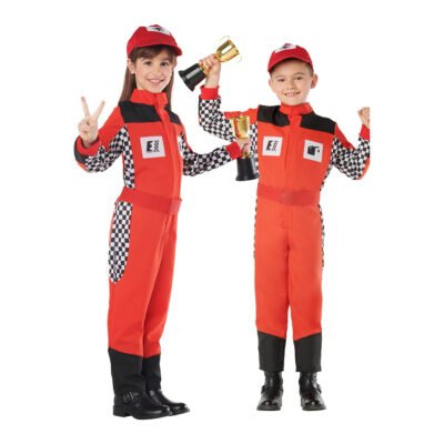 Costume da Pilota rosso Bambini